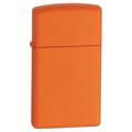 Zippo Slim Orange Matte Pocket Lighter 1631